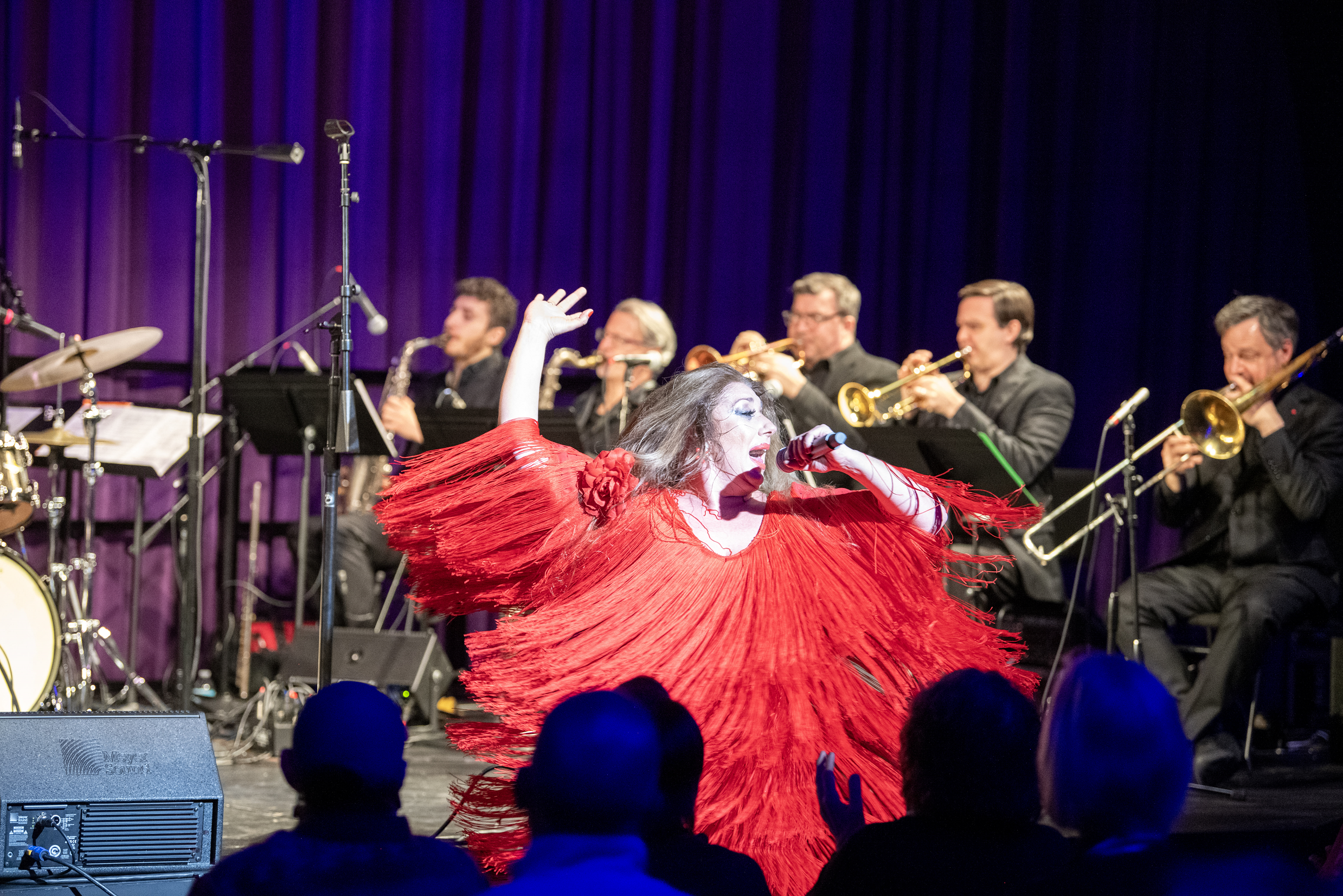 credit: Mara Rey performs with Bobby Sanabria & Ascencion. Photo by Jeremy Fletcher.